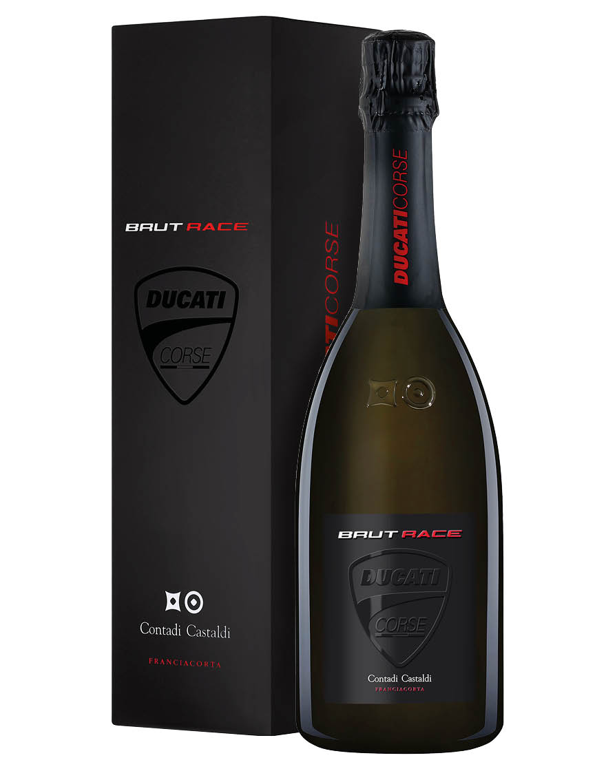 Franciacorta Brut DOCG Ducati Corse Brut Race Contadi Castaldi 0,75 ℓ, En Étui