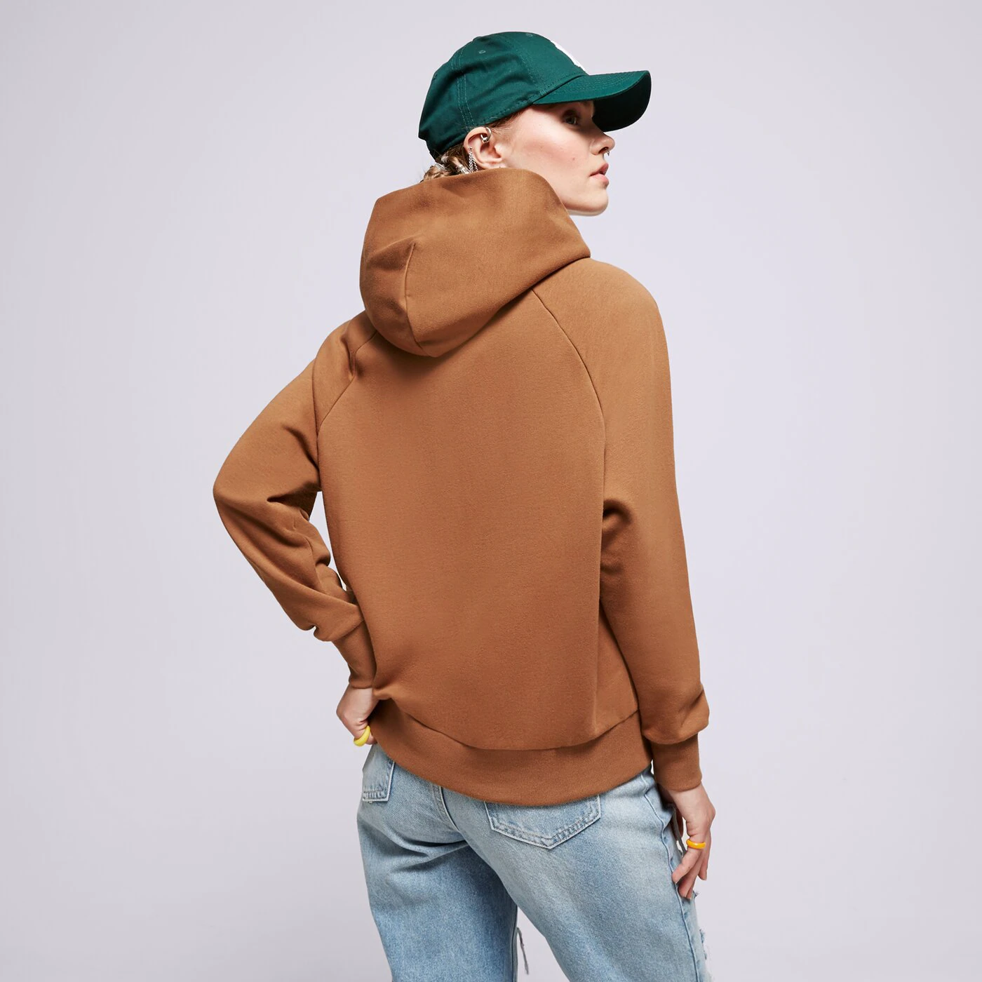 CHAMPION HOODIE HOODED SWEATSHIRT Braun