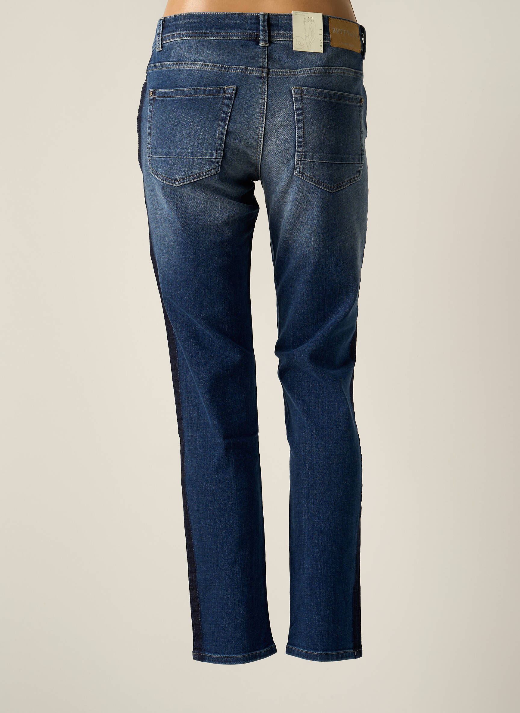 Betty   Co Jeans Coupe Slim Femme couleur bleu