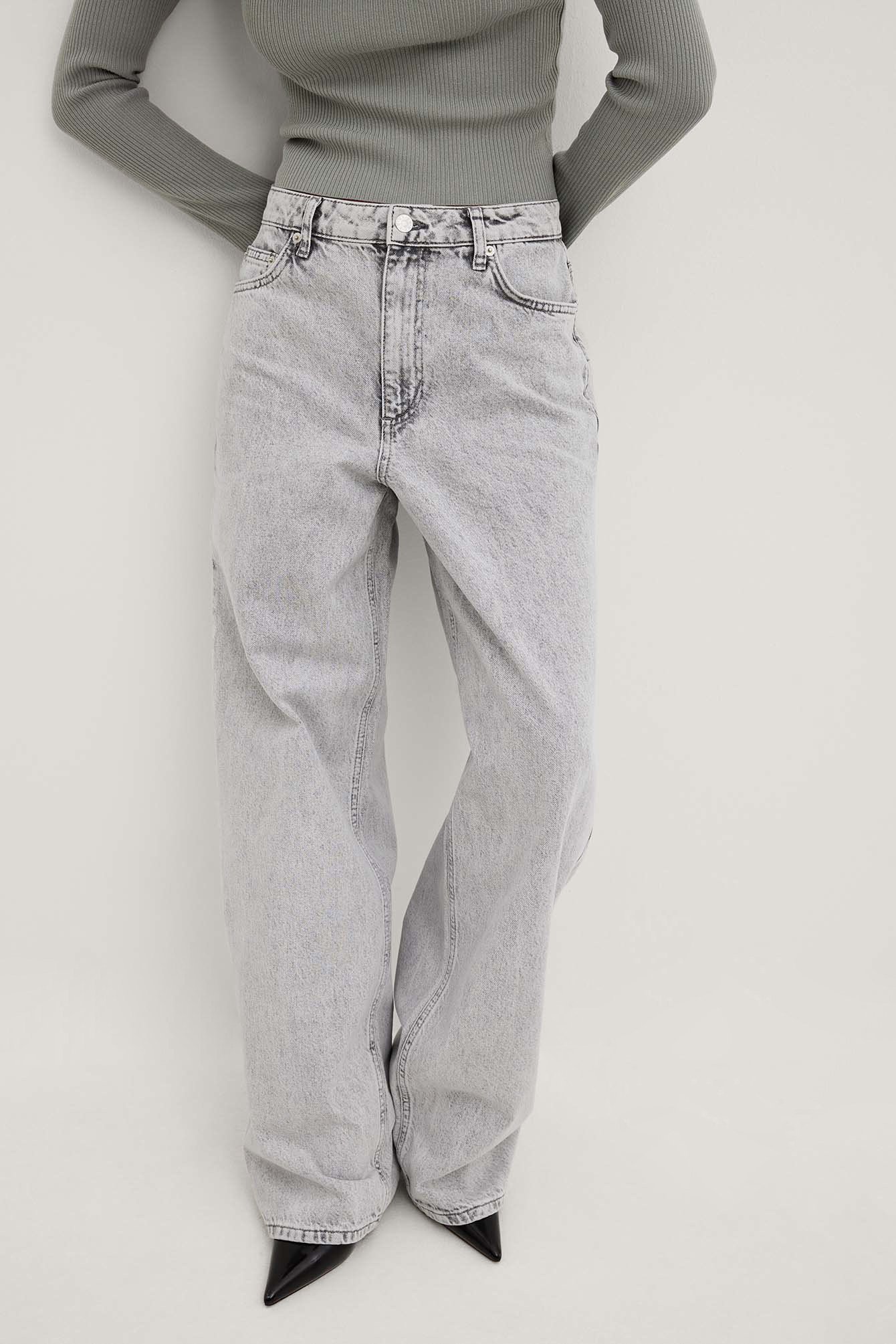 Lockere Jeans mit mittlerer Taille