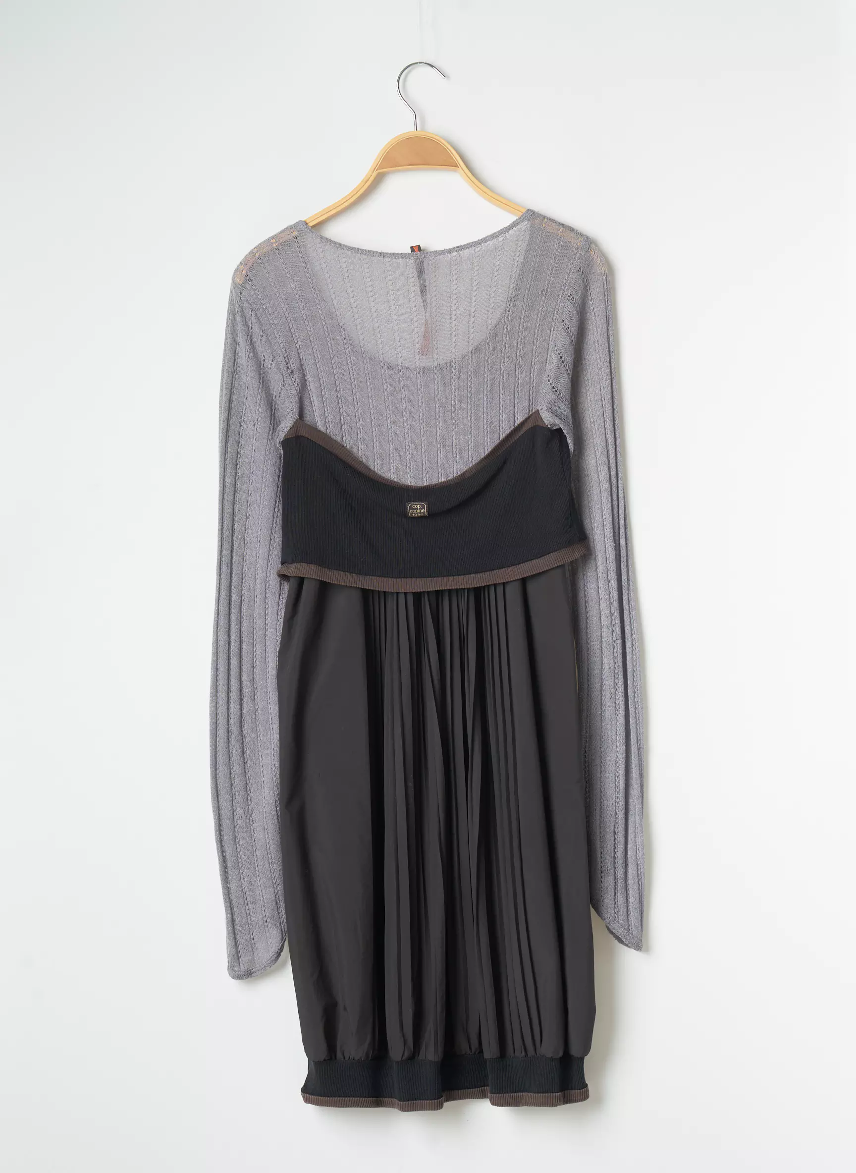 Cop Copine Robes Mi Longues Femme couleur gris