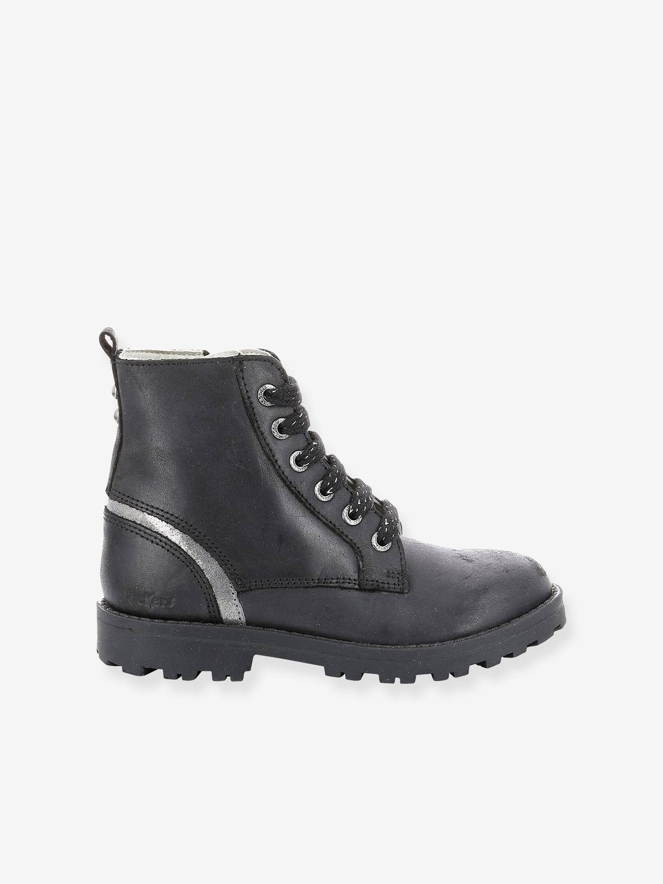 Kickers Mädchen Boots GROOKE KICKERS - schwarz/silber