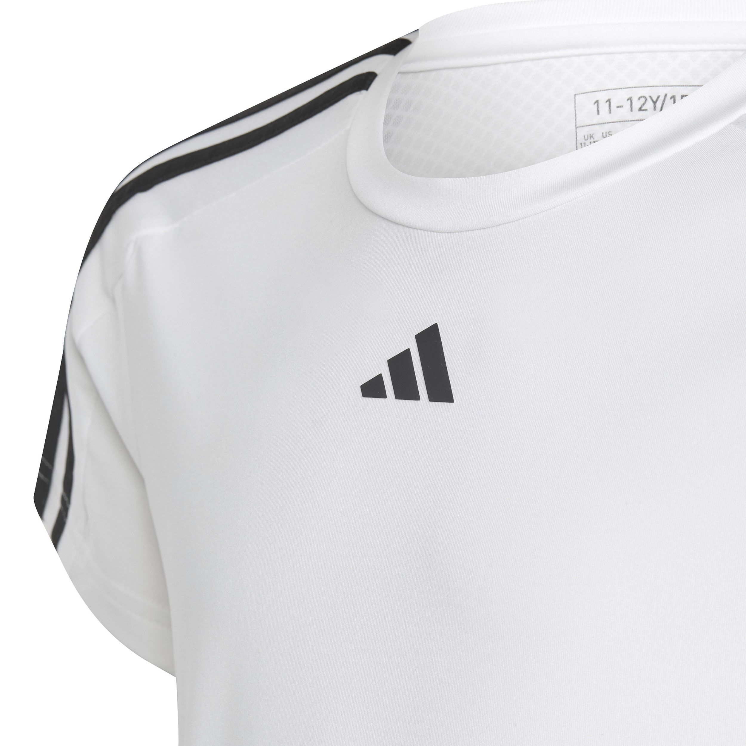 3-Stripes T-Shirt Mädchen - Weiß, Schwarz
