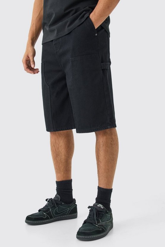 Carpenter Denim Jorts in Schwarz