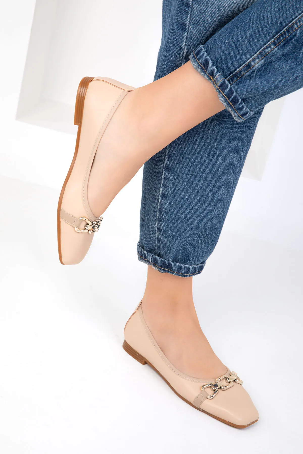 SOHO  Ballerina - Beige - Flacher Absatz