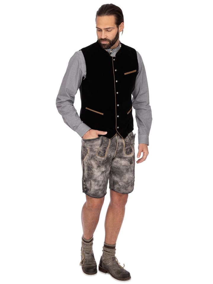 MADDOX Samtweste ZWIESEL in schwarz günstig kaufen 58