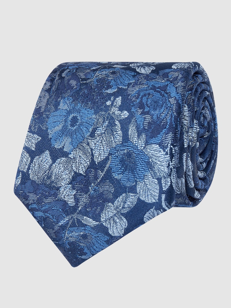 Krawatte aus Seide (7 cm) in marineblau