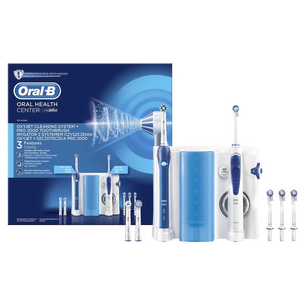 oral-b Oral-B PRO 2000 + Combiné Dentaire Oxyjet Irrigateur/Combine Dentaire
