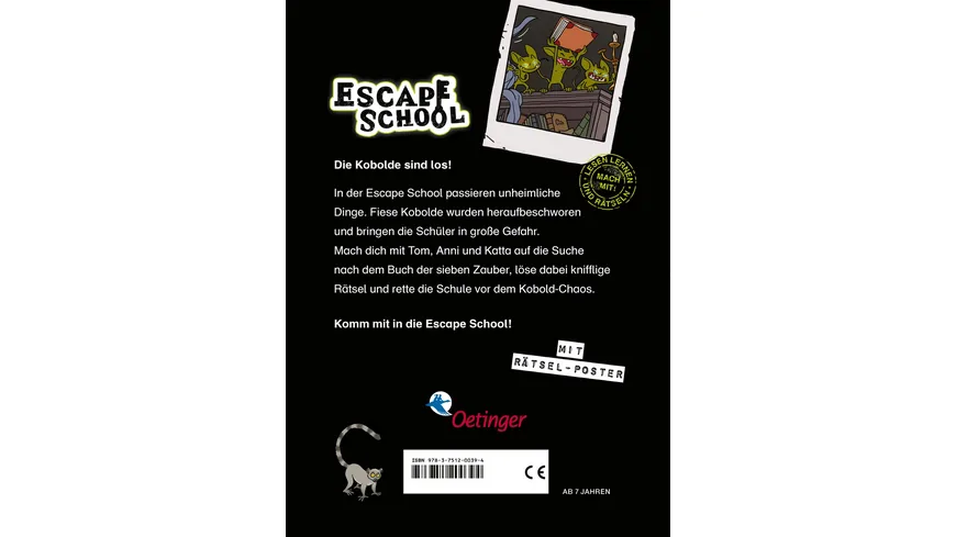 Escape School 1. Das Zauberbuch