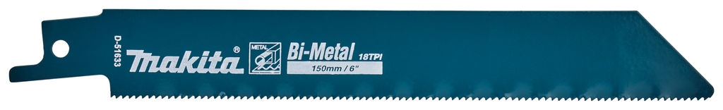 Makita Accessories D-53051 Set sabljastih pila od 6 dijelova za drvo i metal