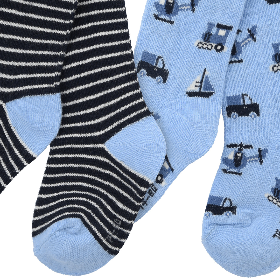 2 Newborn Strumpfhosen mit Bio-Baumwolle