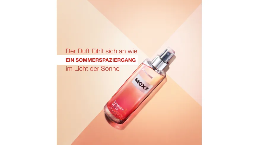 MEXX Summer Bliss for Her Body Splash, sommerlich leichter Damenduft mit floraler Note 250 ml