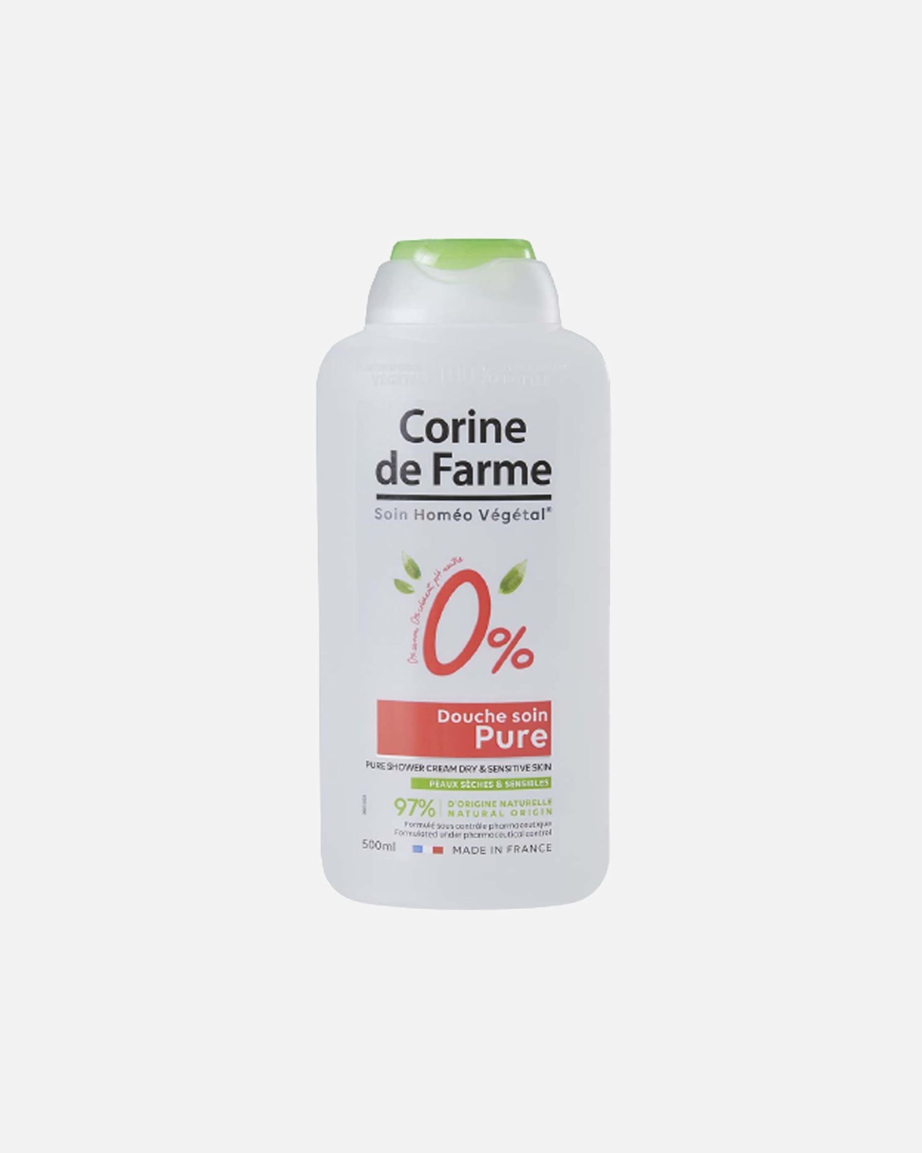 CORINE DE FARME Gel de ducha 0% puro para piel seca