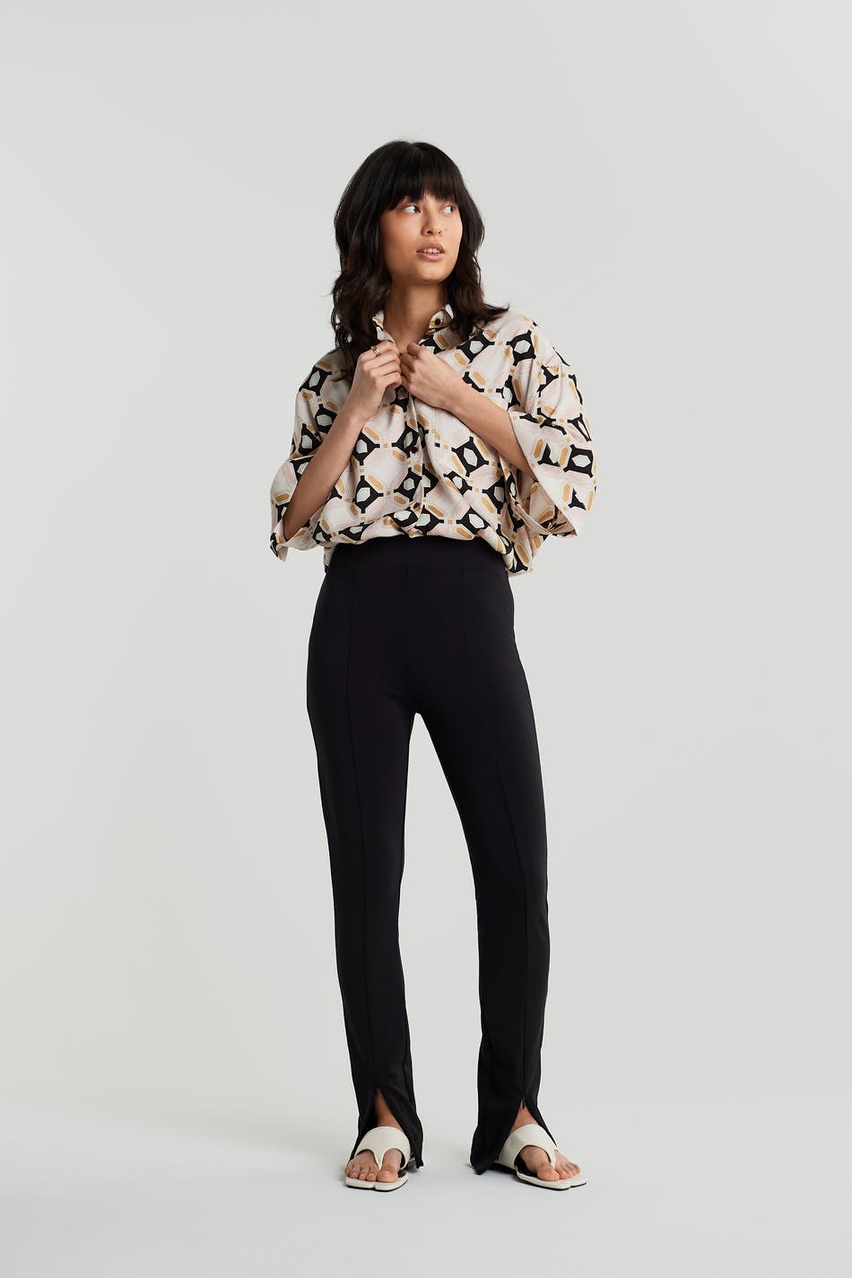 Jada petite slit leggings