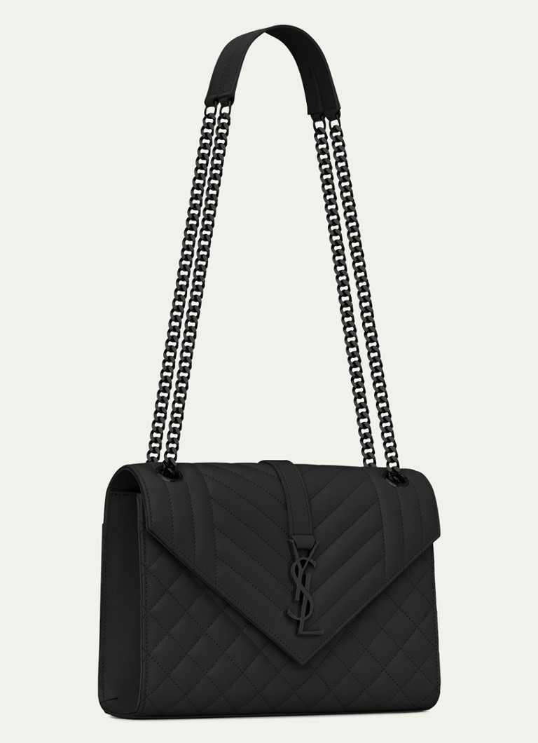 Saint Laurent Envelope Medium calfskin shoulder bag