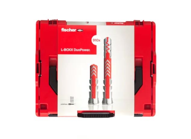 Fischer 560492 DuoPower L-BOXX 102 (910 piezas)