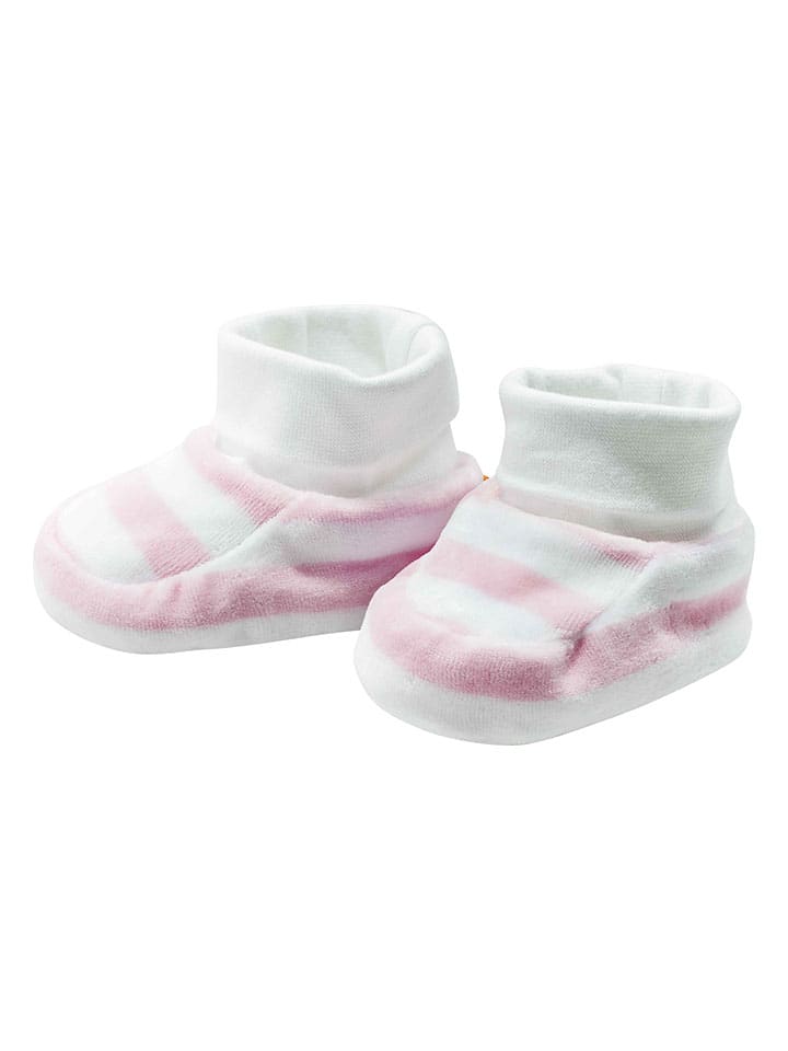 Steiff 3tlg. Outfit in Rosa/ Weiß günstig kaufen