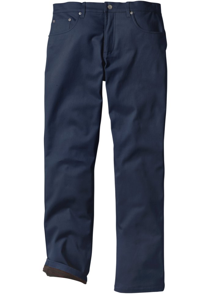 Regular Fit Stretch-Thermohose, Straight