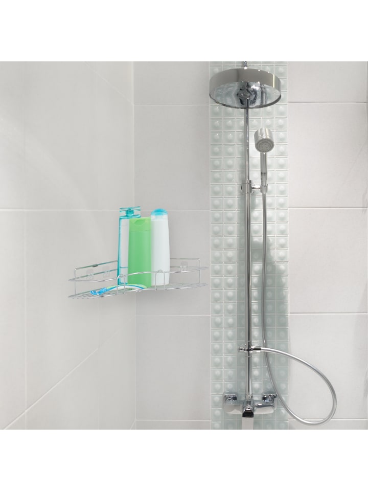 relaxdays 2 x Duschablage in Silber günstig kaufen onesize