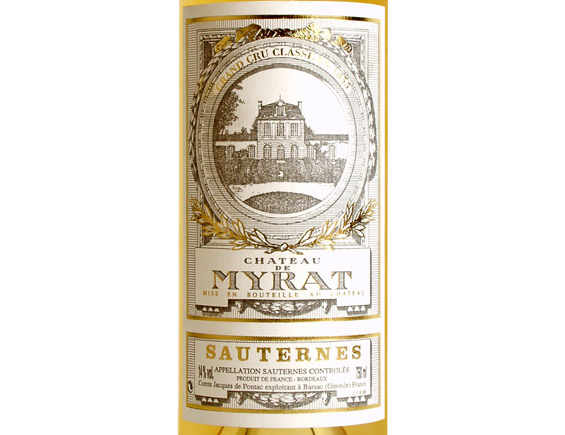 Château de Myrat 2013 Bordeaux Sauternes