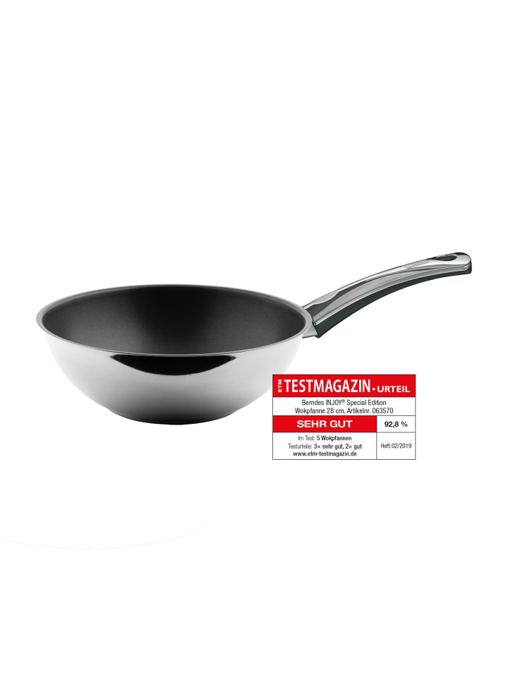 Berndes Stielwok 28 cm, Edelstahl - Injoy® in poliert günstig kaufen onesize