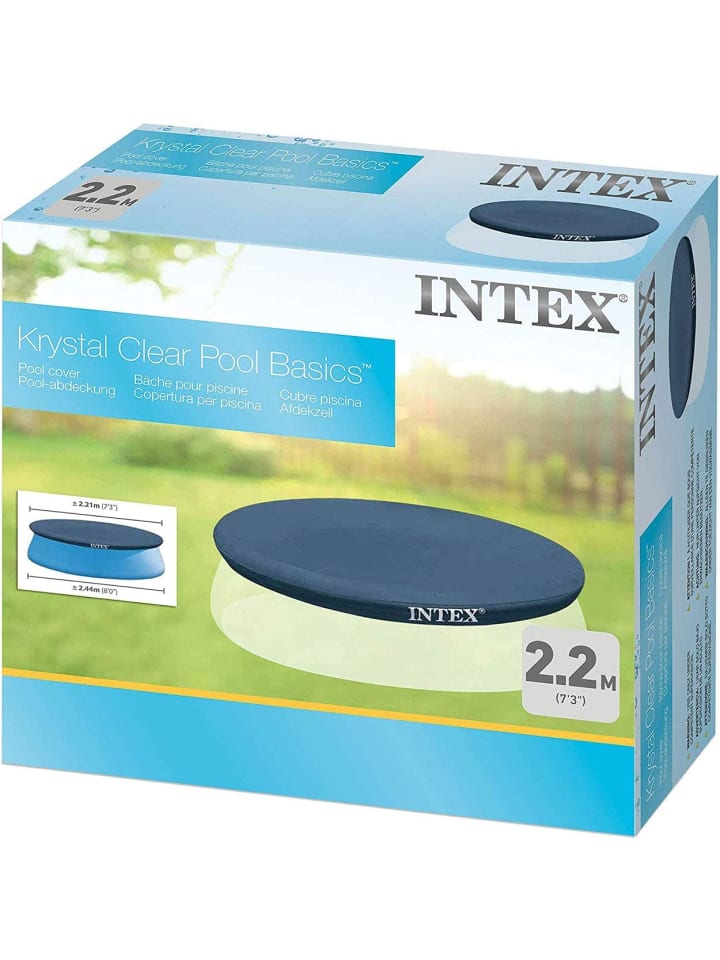 Intex Abdeckplane für Easy Set Pools Ø 244cm, Überhang 30cm in blau günstig kaufen onesize
