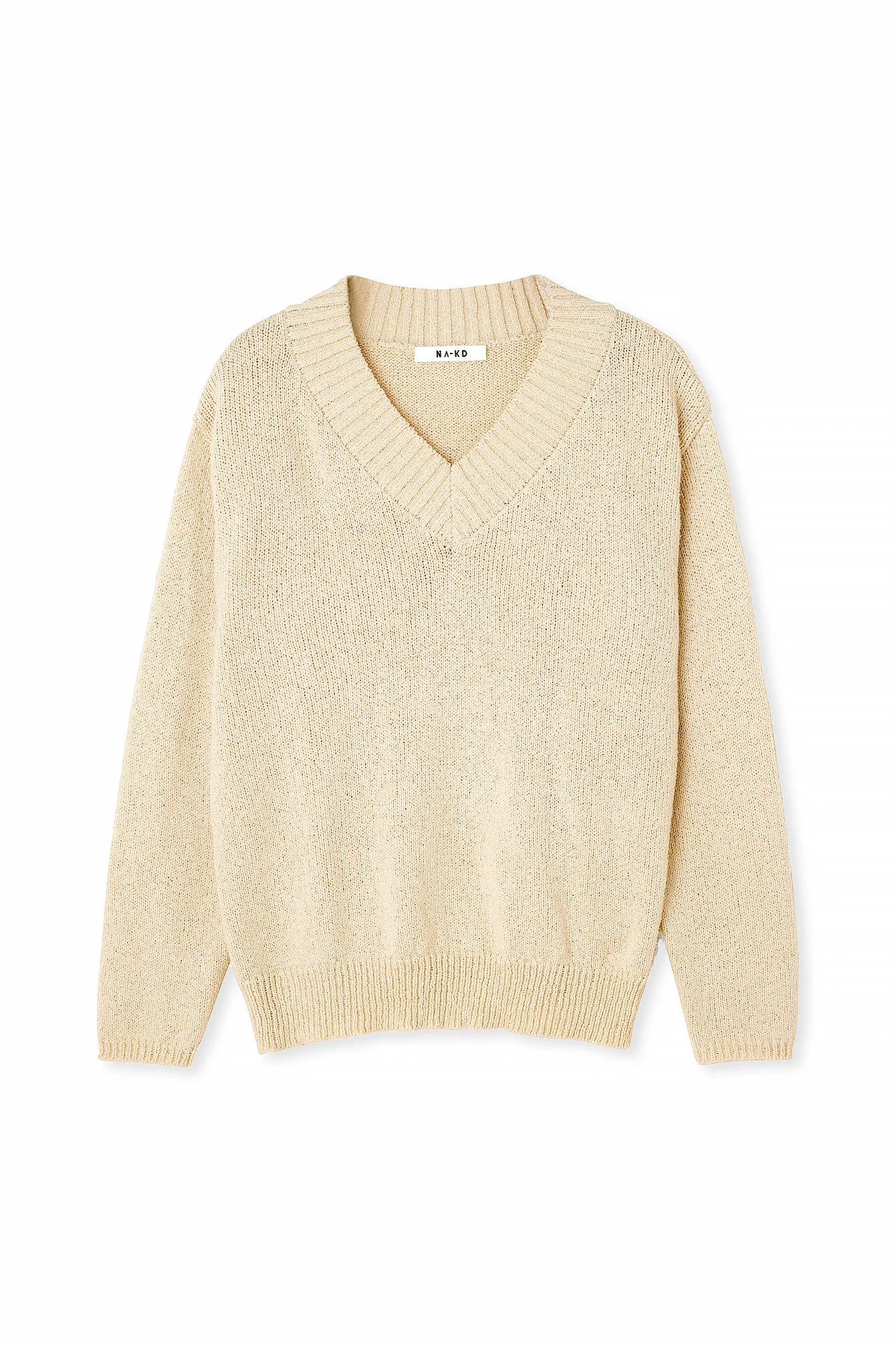 Strickpullover mit V-Ausschnitt