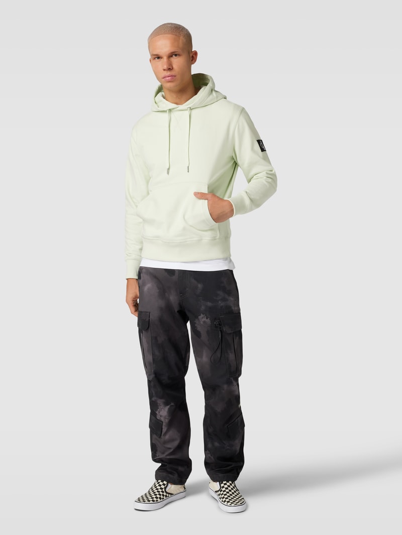 Hoodie mit Badge in mint