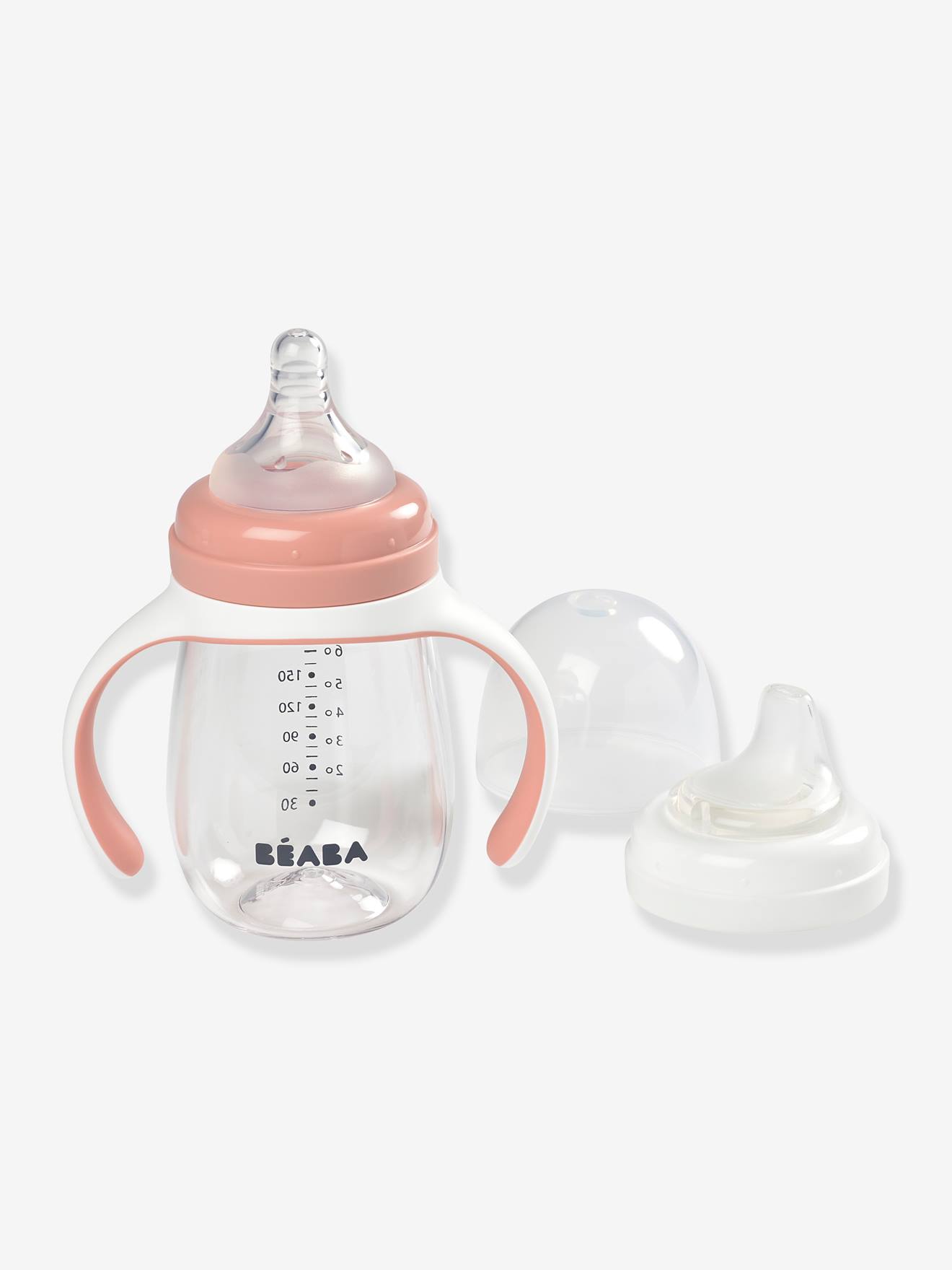 Beaba 2-in-1 Baby Trinklernbecher BEABA, 210 ml - blau