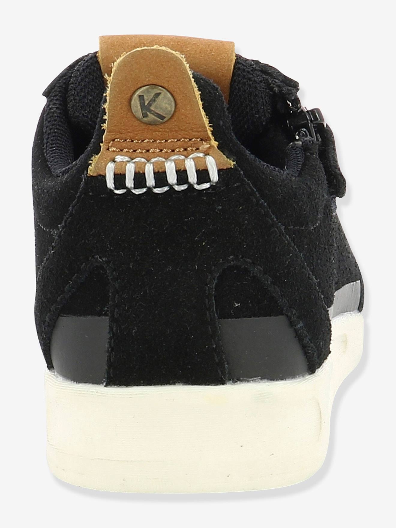 Baskets Sneakers fille Kick 18 CDT Zip KICKERS® noir