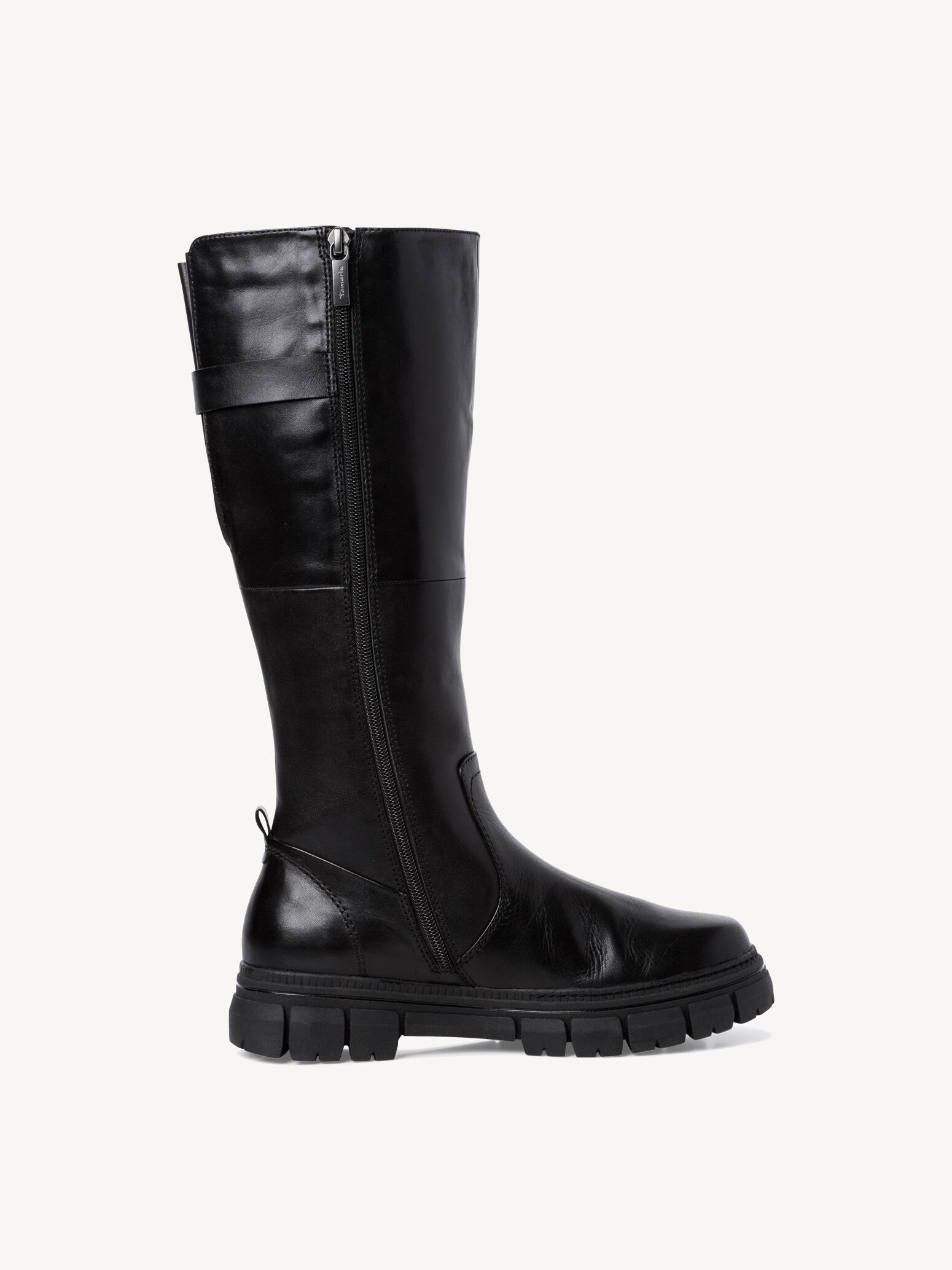 Bottes en cuir - noir