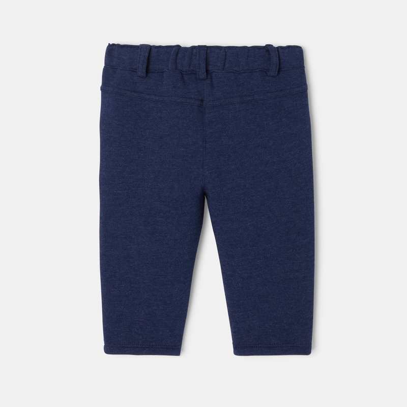 Pantalon en maille interlock effet denim bleu mixte Absorba
