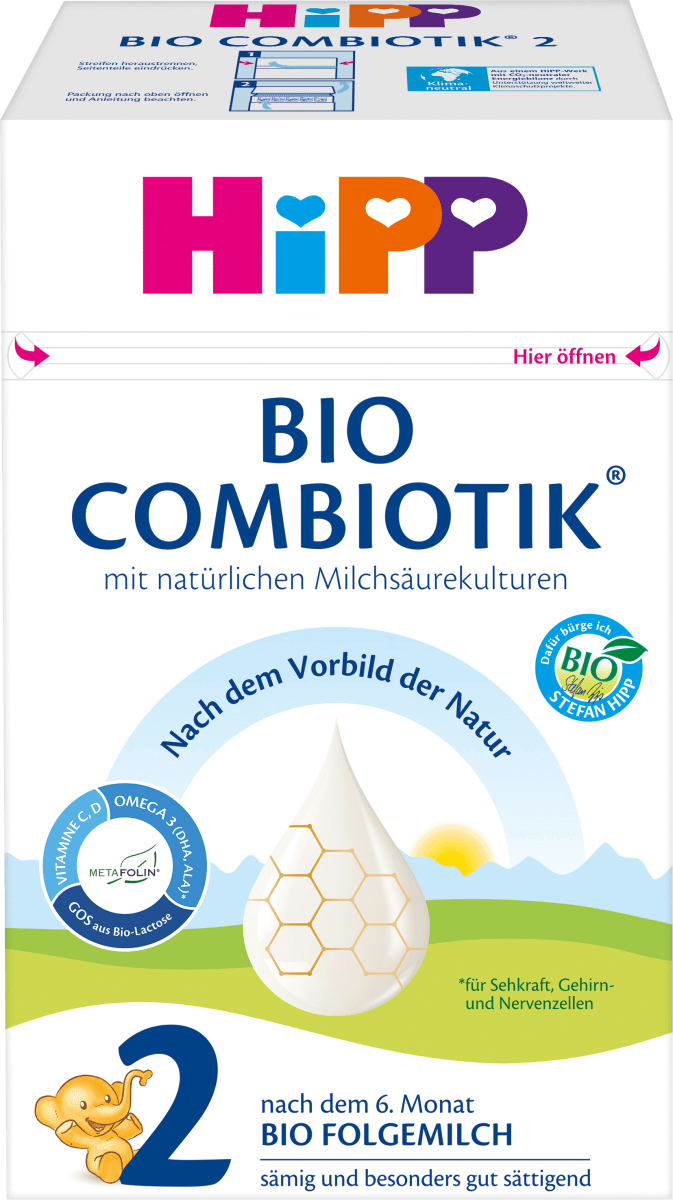 Folgemilch 2 Combiotik nach dem 6. Monat, 600 g