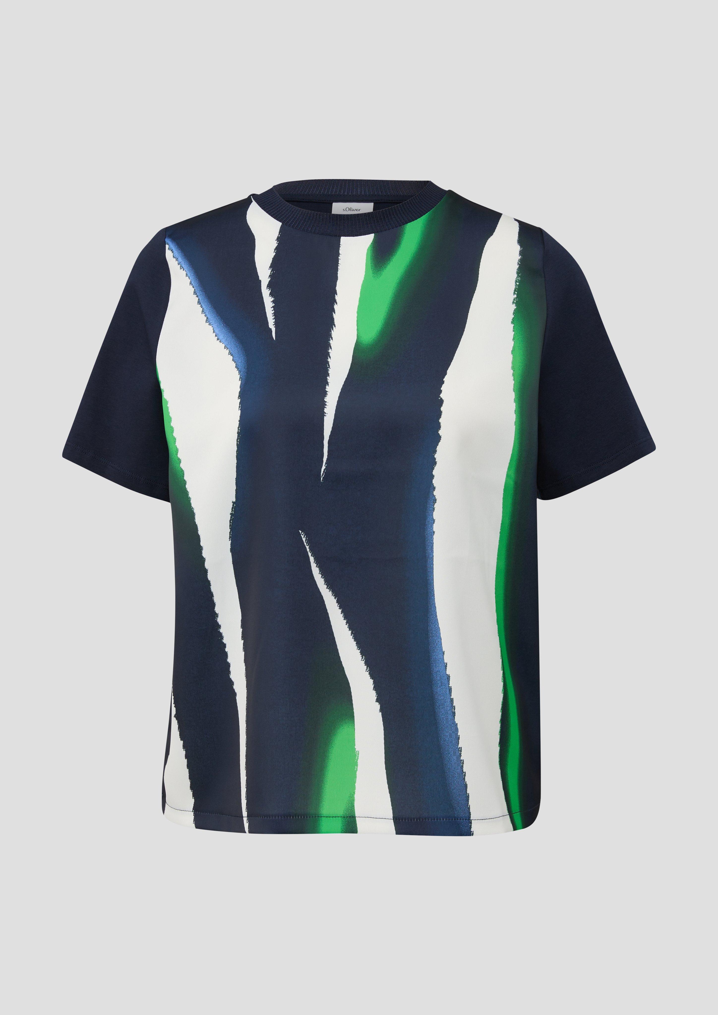 T-Shirt mit Frontprint  2141525-75D1