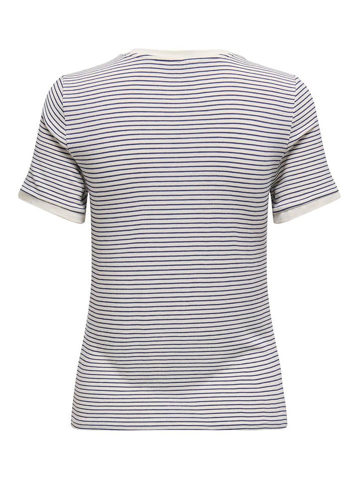 ONLY Shirt in Dunkelblau/ Weiß günstig kaufen