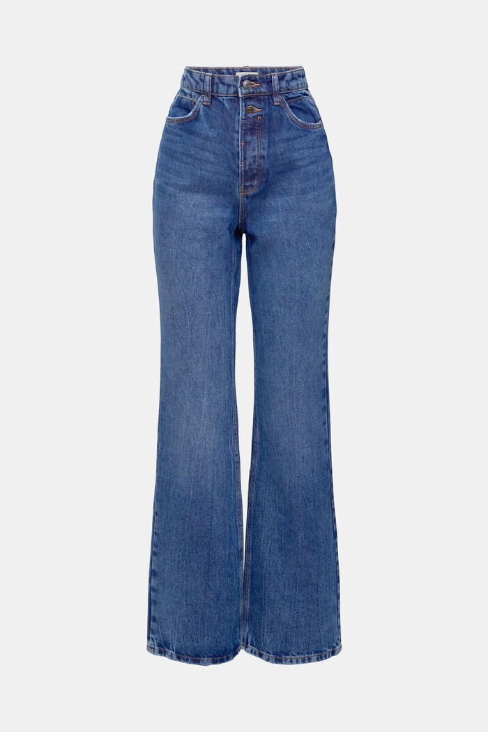 Ausgestellte High-Rise-Jeans im Retro-Look