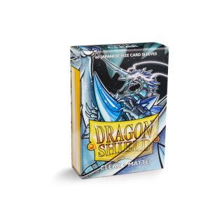 Dragon Shield Small Sleeves - Japanese Matte Clear (60)