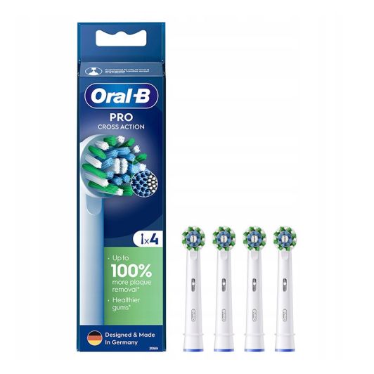 Κεφαλές βουρτσίσματος ORAL-B CROSS ACTION x4