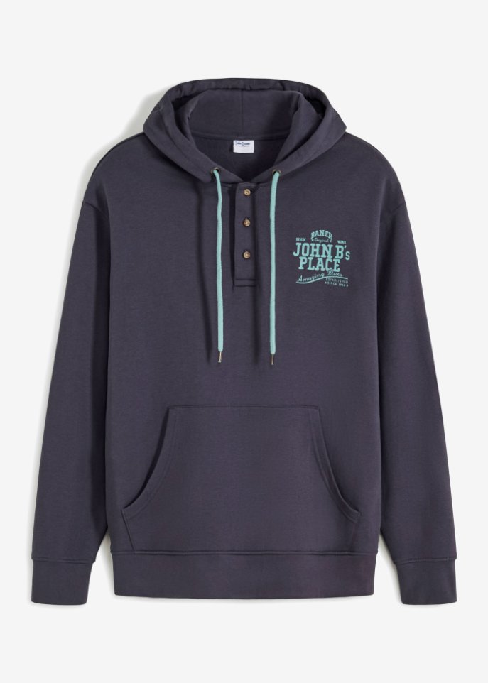 Kapuzensweatshirt mit recyceltem Polyester
