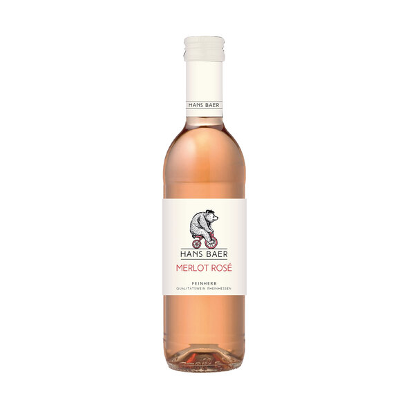 Merlot Rosé feinherb Rheinhessen QbA, 12 Flaschen à 0,25 l
