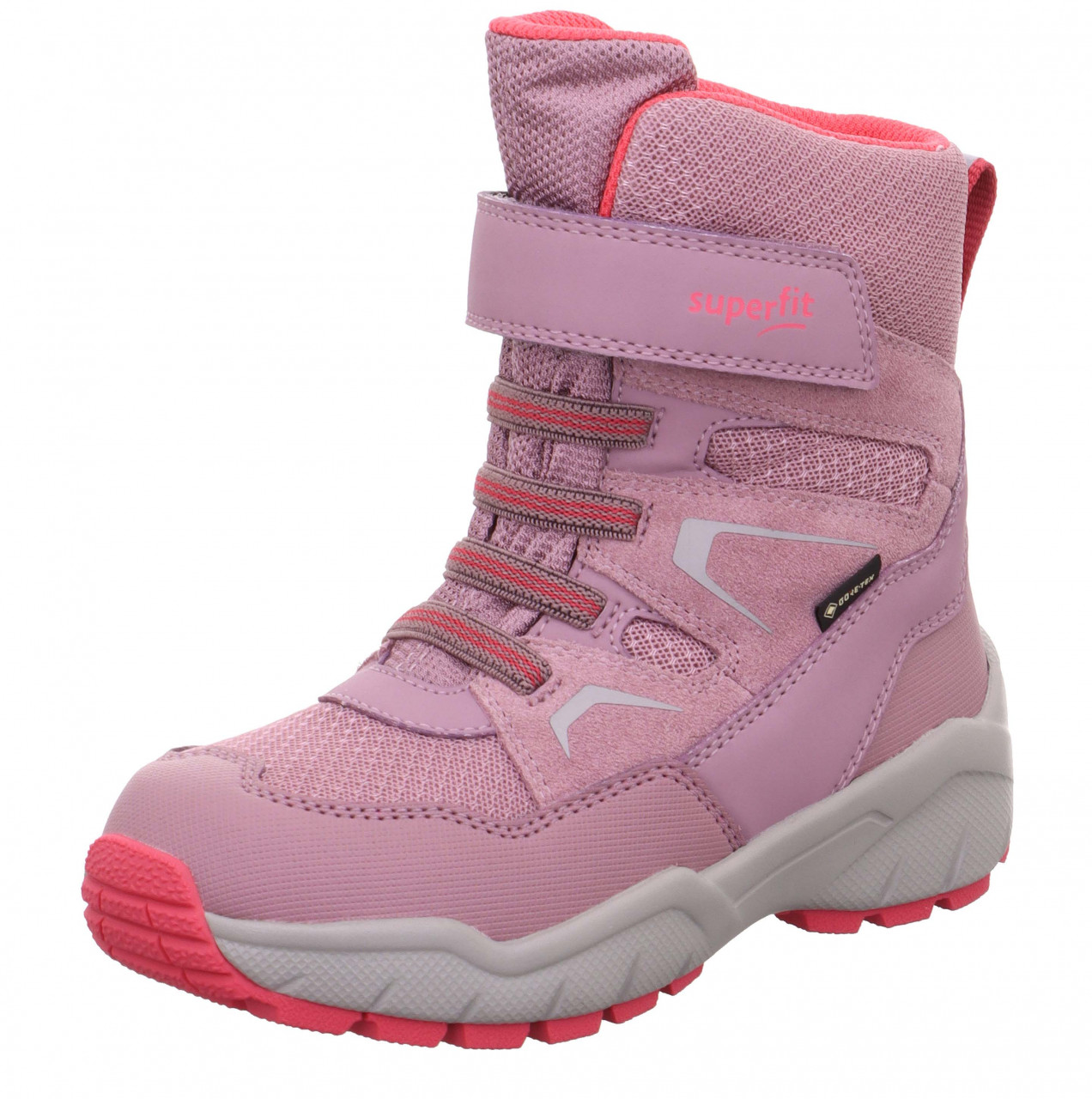 CULUSUK 2.0 - Lila/Pink Stiefel mit Klettverschluss