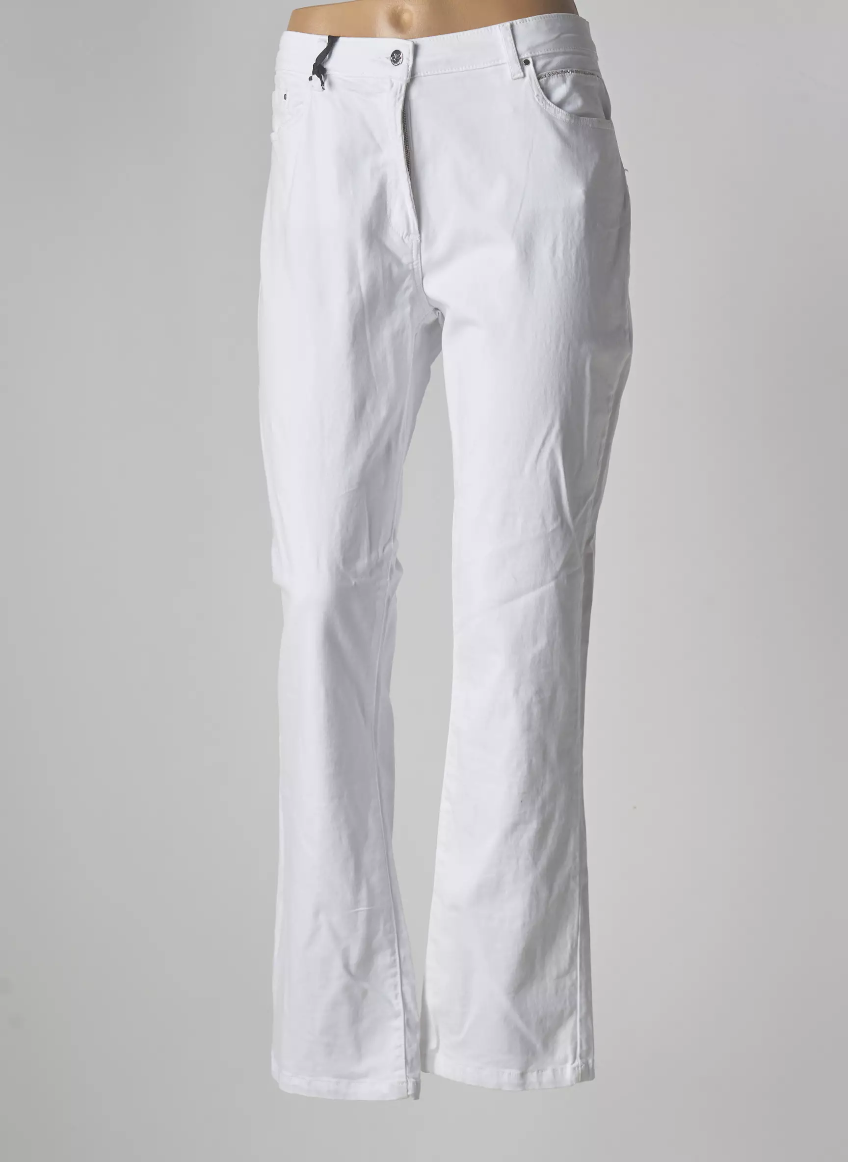 Julie Guerlande Pantalons Droits Femme couleur blanc