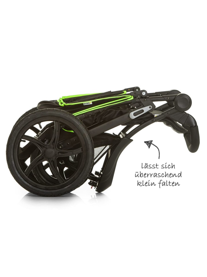 Hauck Sportwagen Runner mit Luftreifen - Black Neon Yellow in schwarz,gruen günstig kaufen onesize