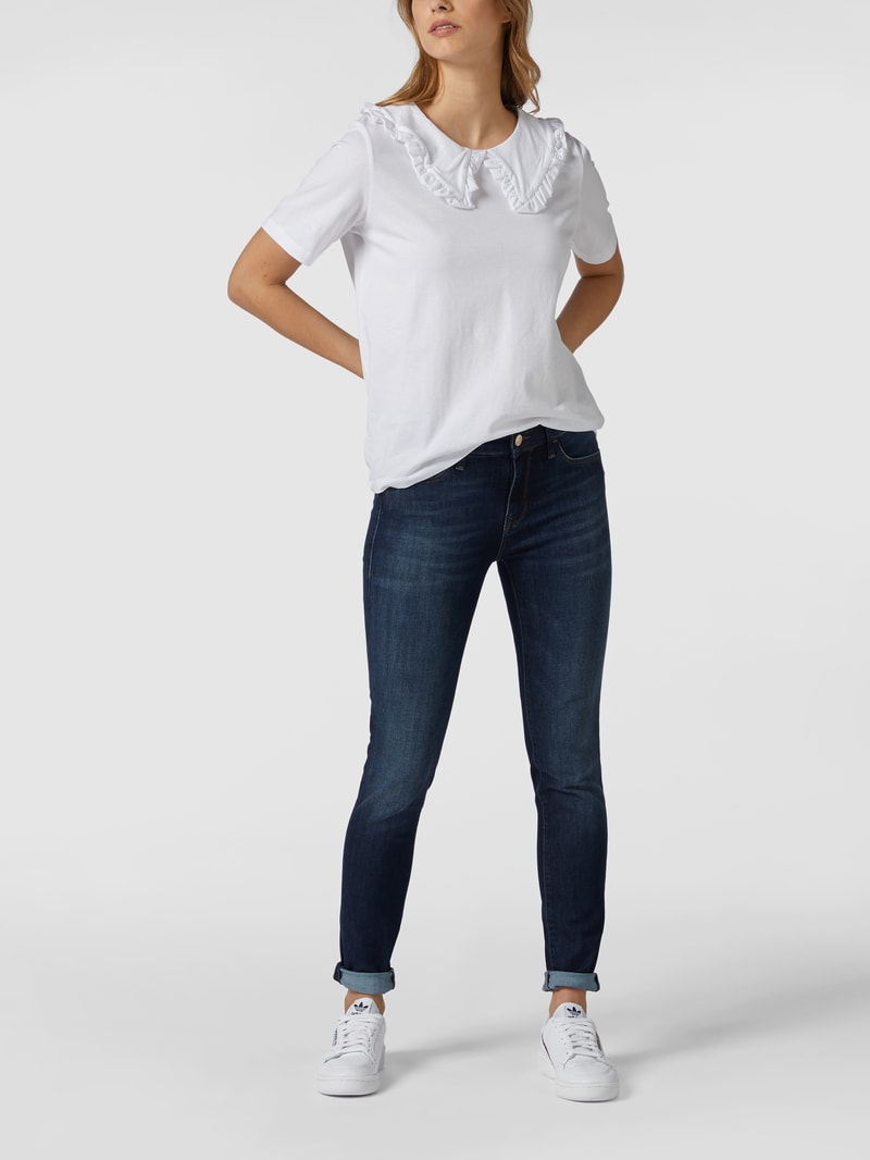 Super Skinny Fit Jeans mit Stretch-Anteil Modell 'Adriana' in blau