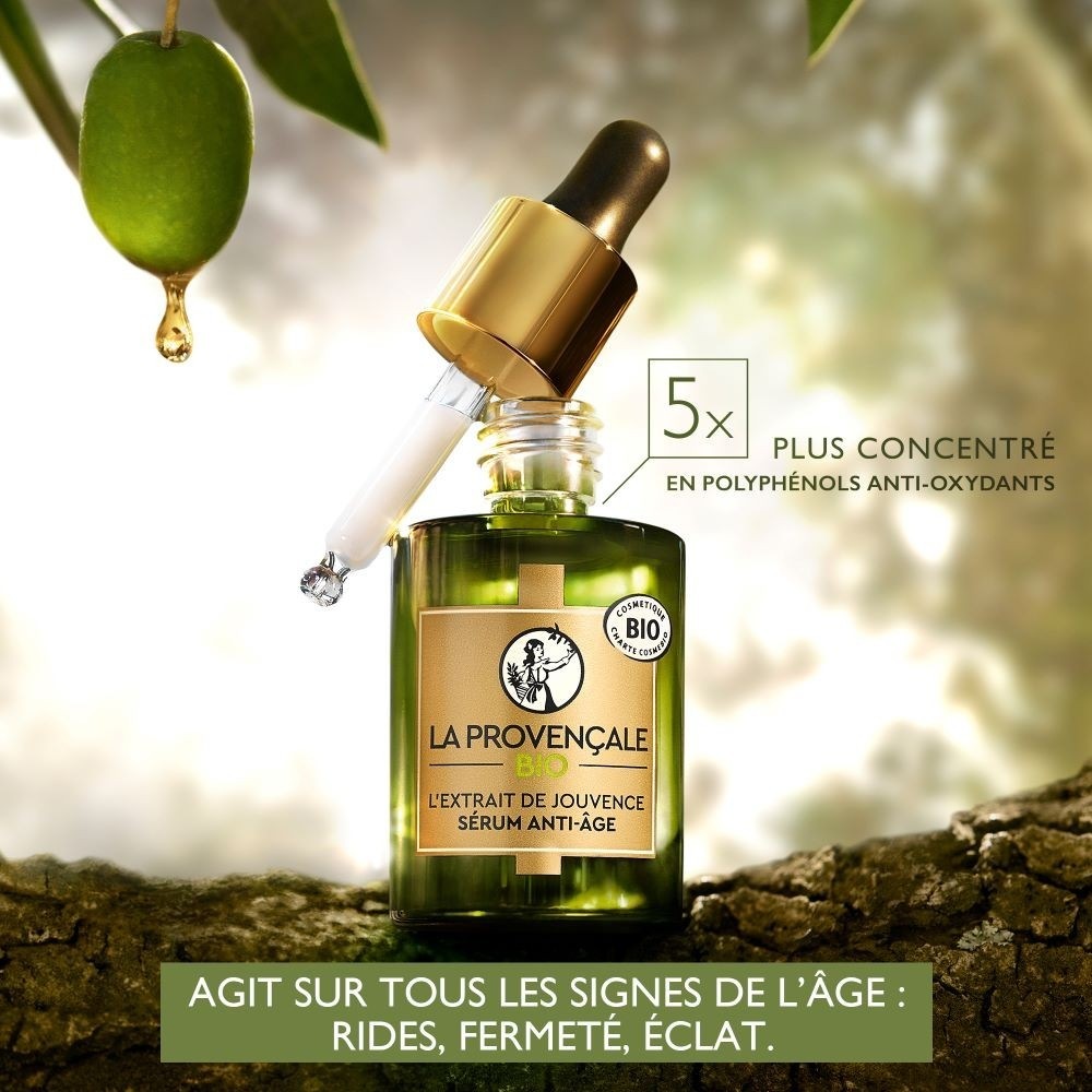 Ser anti-îmbătrânire certificat organic La Provençale