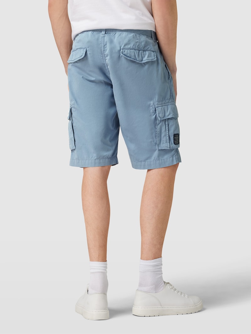 Cargoshorts mit Label-Patch Modell 'Aero' in mittelgrau