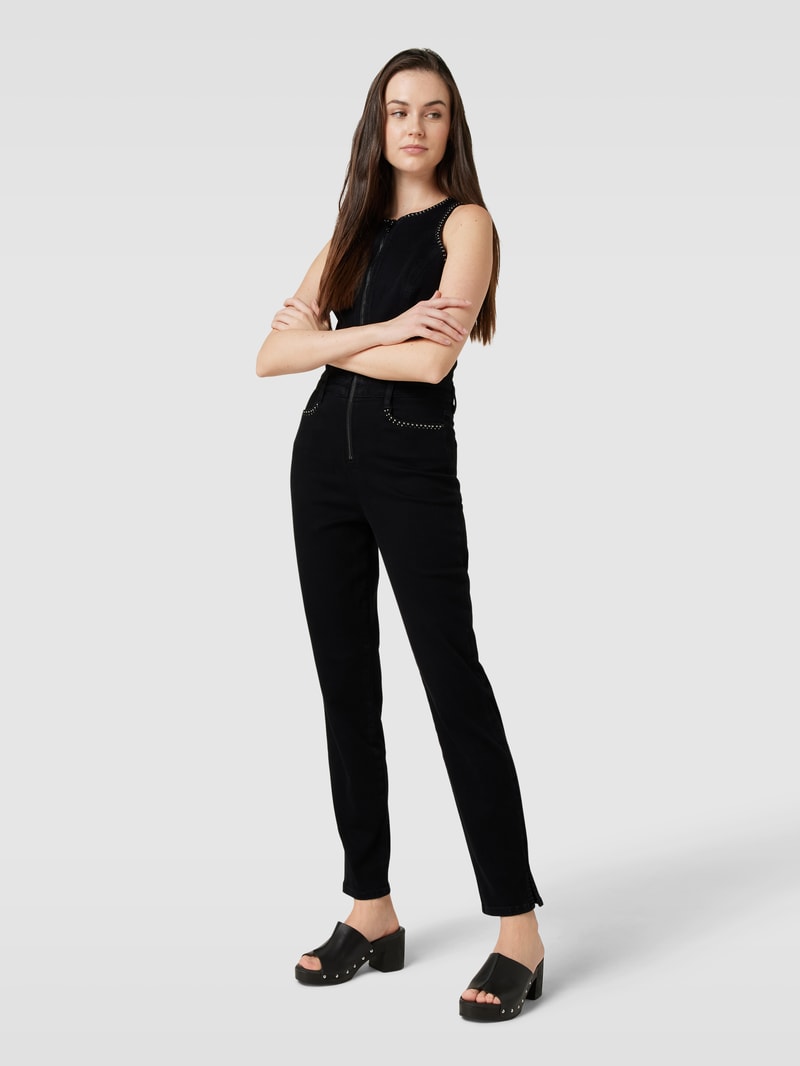 Jumpsuit im Denim-Look Modell 'CONCHITA' in black