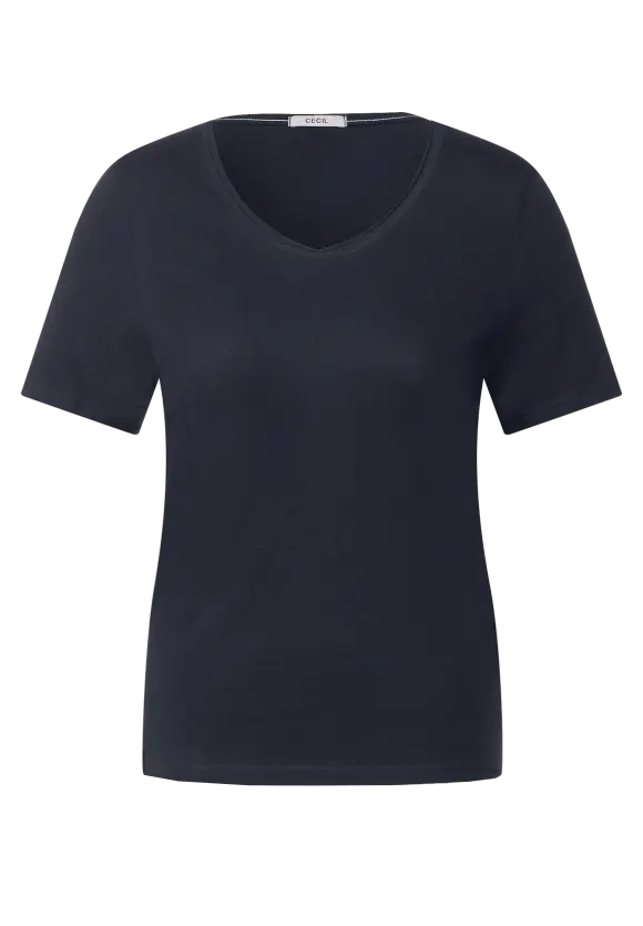CECIL Basic T-Shirt in Unifarbe