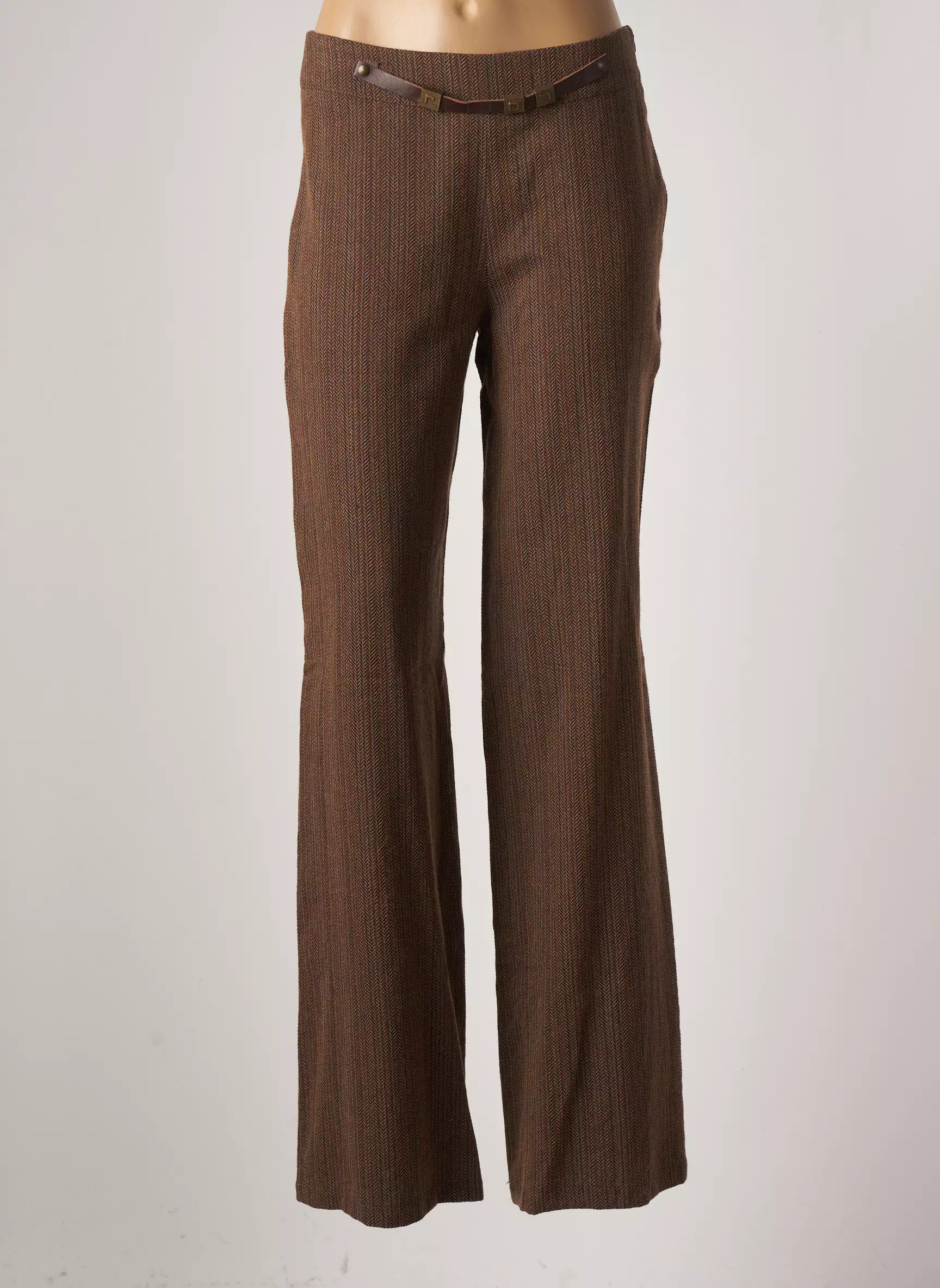 Legatte Pantalons Larges Femme couleur marron