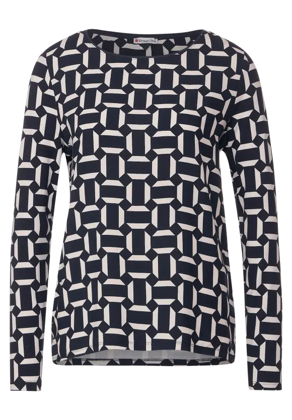 Street One Shirt mit grafischem Muster